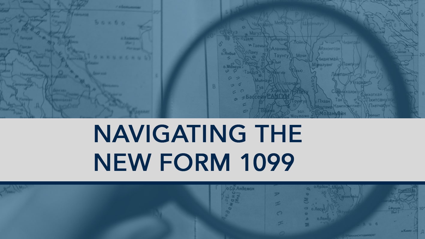Navigating the New FORM 1099